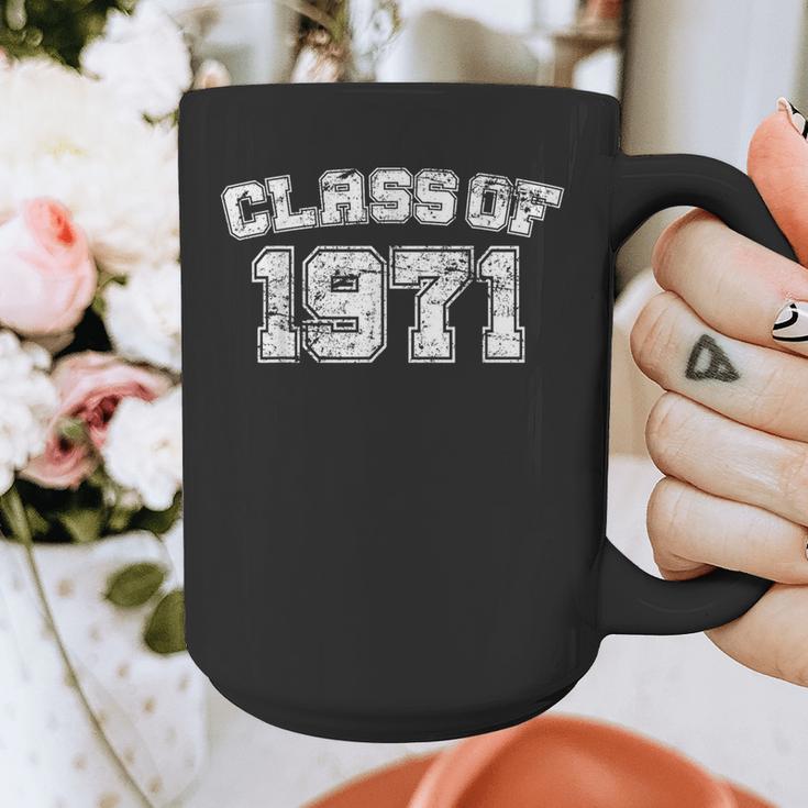 Class Of 1971 71 School Tee Shirt Graduation Class Party Graphic Print Coffee Mug