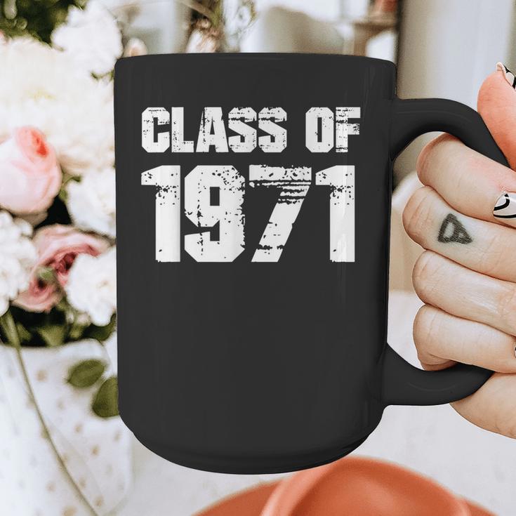 Class Of 1971 High School College Graduation Reunion T-Shirt Graphic Print Coffee Mug