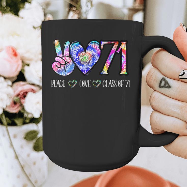 Class Of 1971 Shirt Tie Dye Senior Graduation Class Reunion Graphic Print Coffee Mug