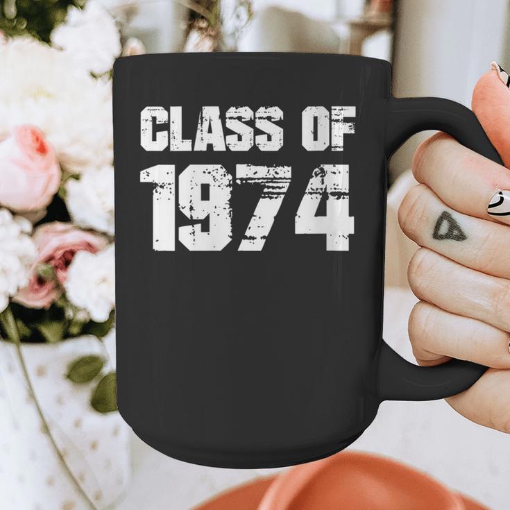 Class Of 1974 High School College Graduation Reunion Graphic Print Coffee Mug