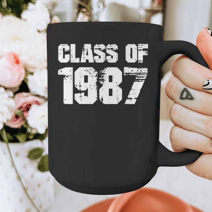 Class Of 1987 High School College Graduation Reunion Graphic Print Coffee Mug