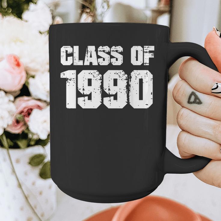 Class Of 1990 High School College Graduation Reunion Graphic Print Coffee Mug