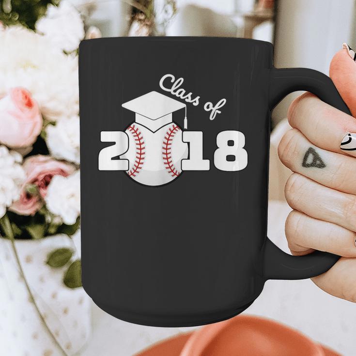 Class Of 2018 Baseball Senior Graduation Shirt Grad Graphic Print Coffee Mug