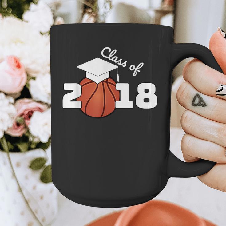 Class Of 2018 Basketball Senior Graduation Shirt Grad Graphic Print Coffee Mug