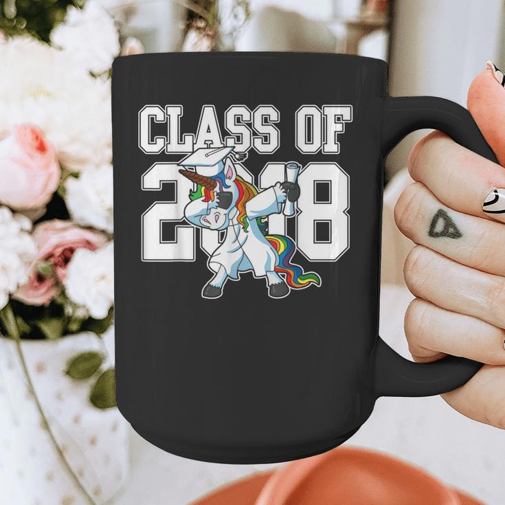 Class Of 2018 Dabbing Unicorn Graduation Shirt Graphic Print Coffee Mug