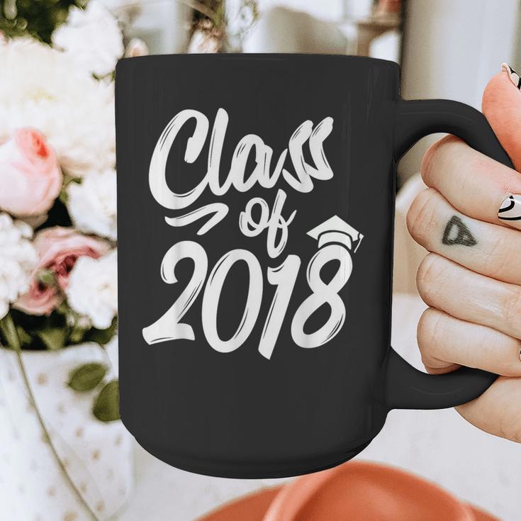 Class Of 2018 Graduation Cap Trendy Cute Graphic Print Coffee Mug