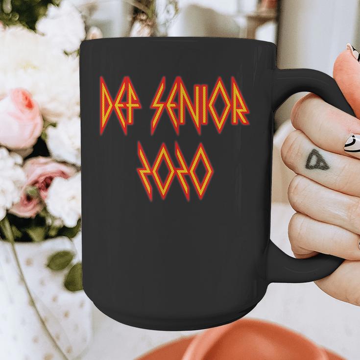 Class Of 2020 Senior 80s And 90s Rock Style Graduation Graphic Print Coffee Mug