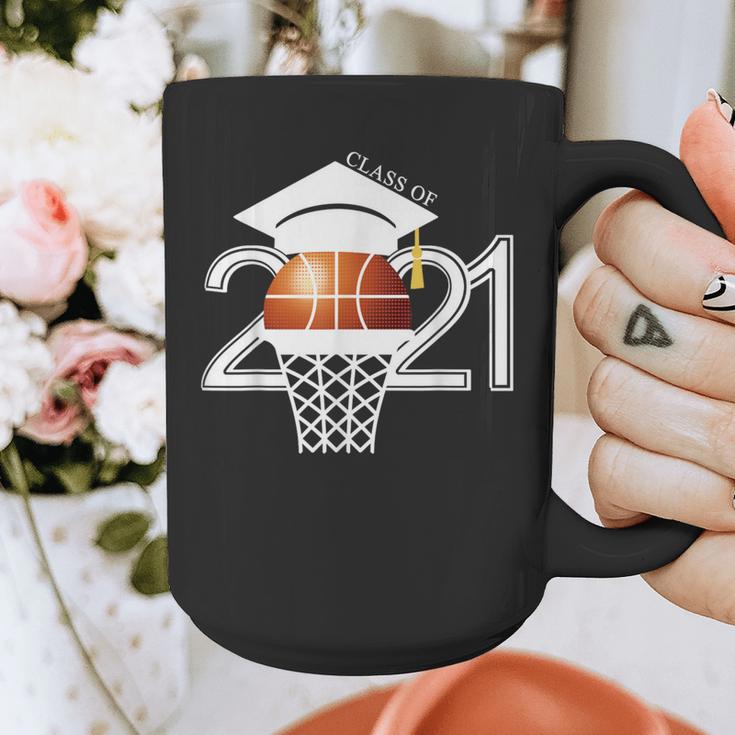 Class 2021 Graduation Senior Basketball Player Graphic Print Coffee Mug