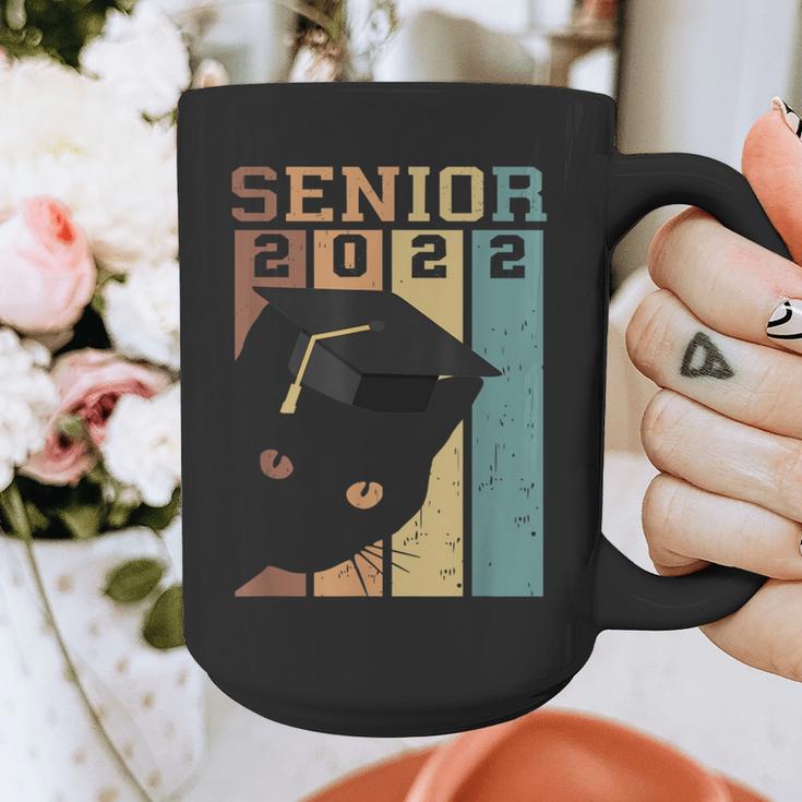 Class Of 2022 Graduation Cat Seniors Grad Graphic Print Coffee Mug