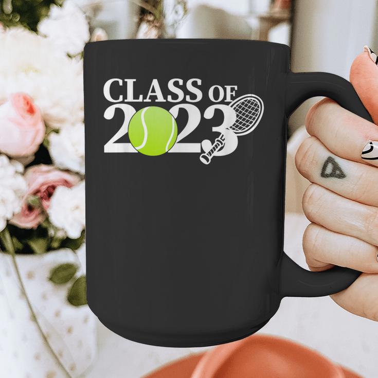 Class Of 2023 Graduation Senior Tennis Player Graphic Print Coffee Mug