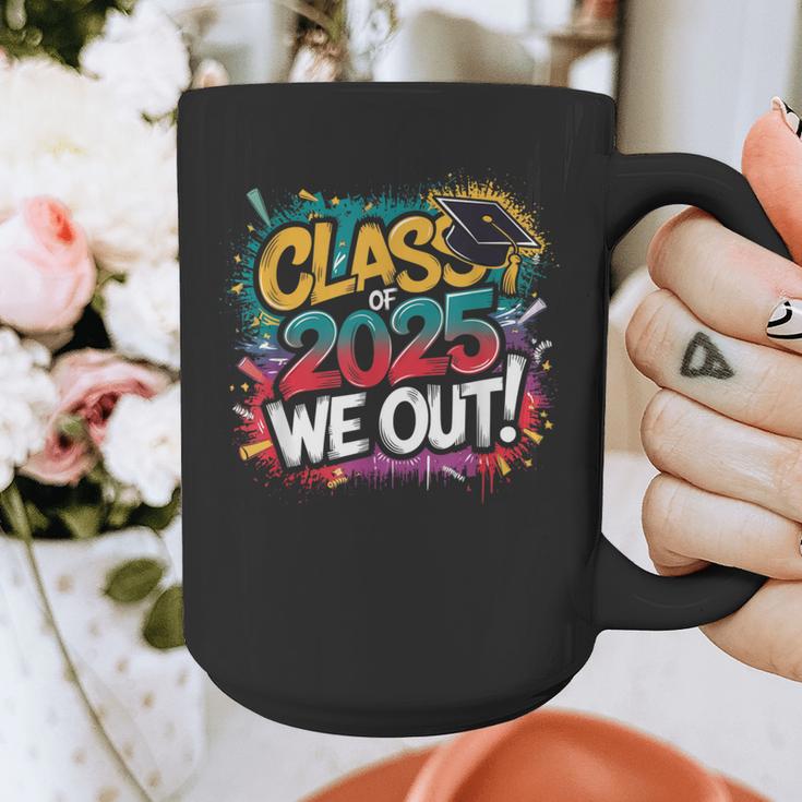 Class Of 2025 We Out Graffiti Graduation 2025 Graphic Print Coffee Mug