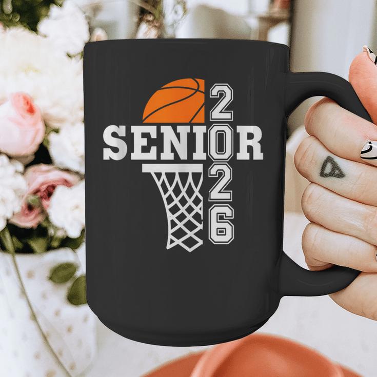 Class Of 2026 Basketball Senior 26 Player Team Graduation Graphic Print Coffee Mug