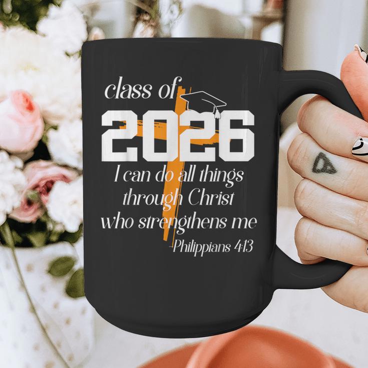 Class Of 2026 Christian Graduation Senior Graduate Graphic Print Coffee Mug