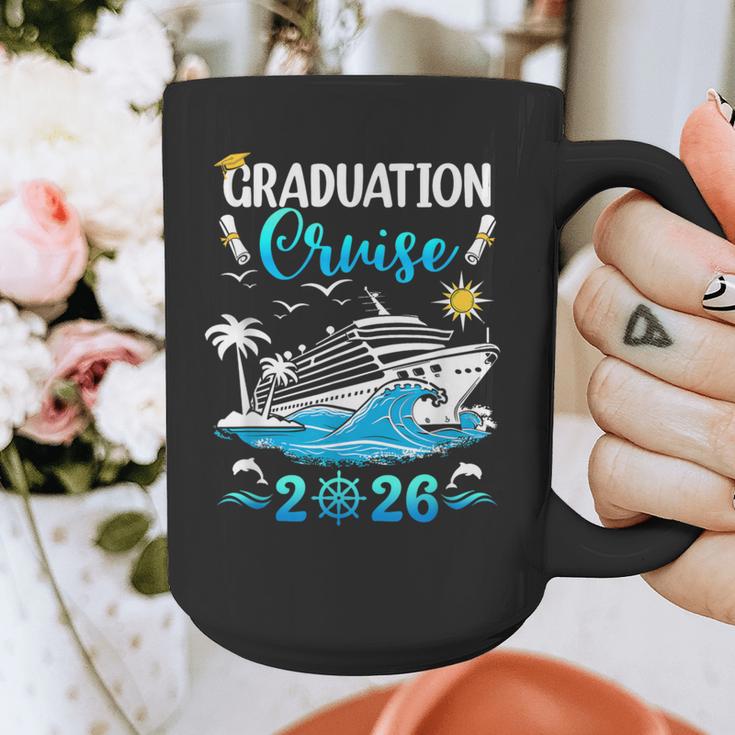 Class Of 2026 Graduation Cruise Senior Graduates Vacation Graphic Print Coffee Mug