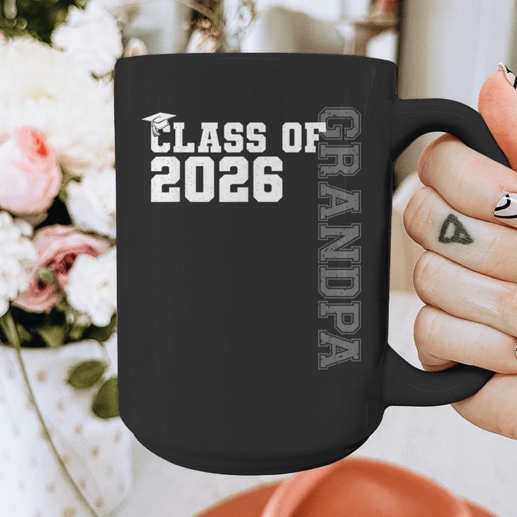 Class Of 2026 Proud Grandpa Of A 2026 Graduate Graduation Graphic Print Coffee Mug