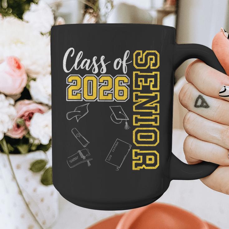 Class Of 2026 Senior 26 High School Graduation -Gold Graphic Print Coffee Mug