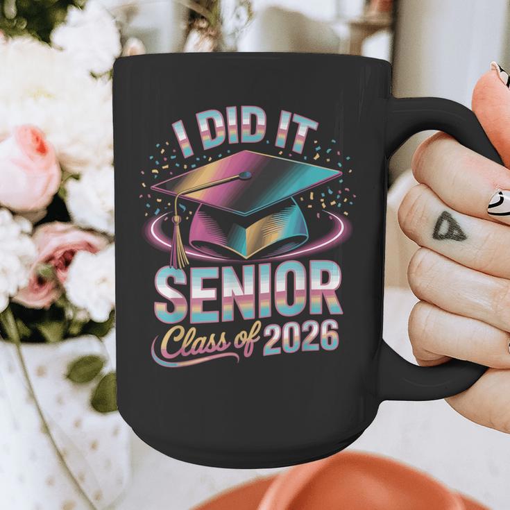 Class Of 2026 Senior Graduation I Did It Graphic Print Coffee Mug