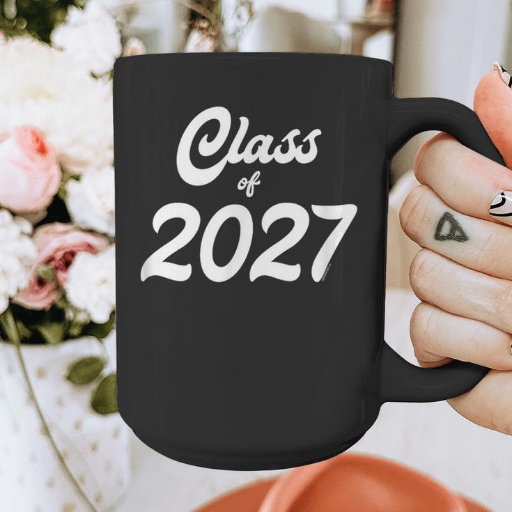 Class Of 2027 Graduation School Spirit Her Senior Class Graphic Print Coffee Mug