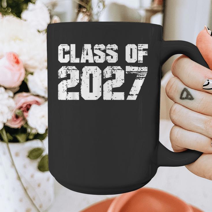 Class Of 2027 High School College Graduation Reunion T-Shirt Graphic Print Coffee Mug