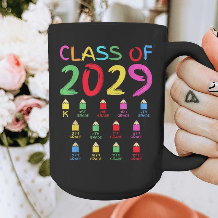 Class Of 2029 Senior Class 2029 Idea Graduation Grow With Me Graphic Print Coffee Mug
