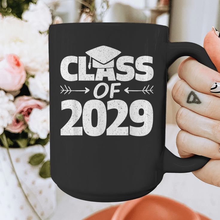 Class Of 2029 Shirt For Elementary Kids Graduation Graphic Print Coffee Mug