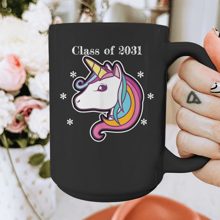 Class Of 2031 Graduation Year UnicornShirt Graphic Print Coffee Mug