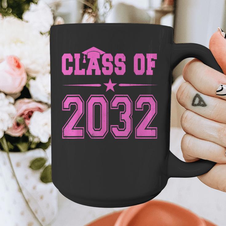 Class Of 2032 Pink Girls Shirt Graduation Graphic Print Coffee Mug