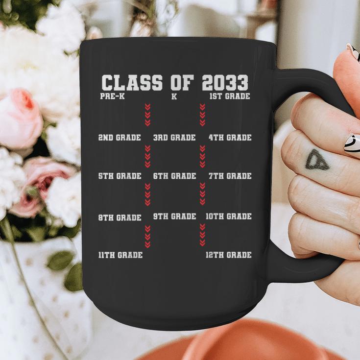 Class Of 2033 Graduation With Space For Hand Prints Graphic Print Coffee Mug