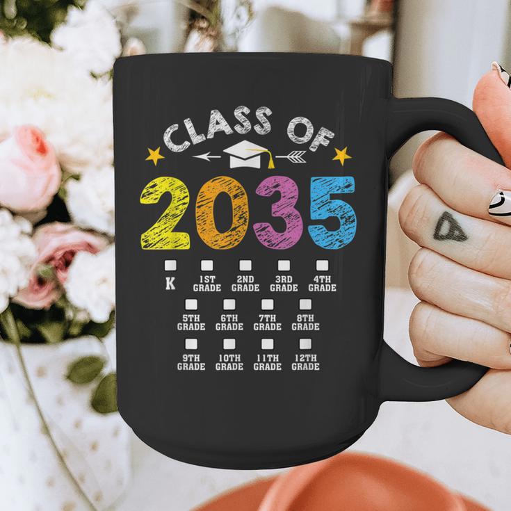 Class Of 2035 Grow With Me Checklist Graduation Graphic Print Coffee Mug