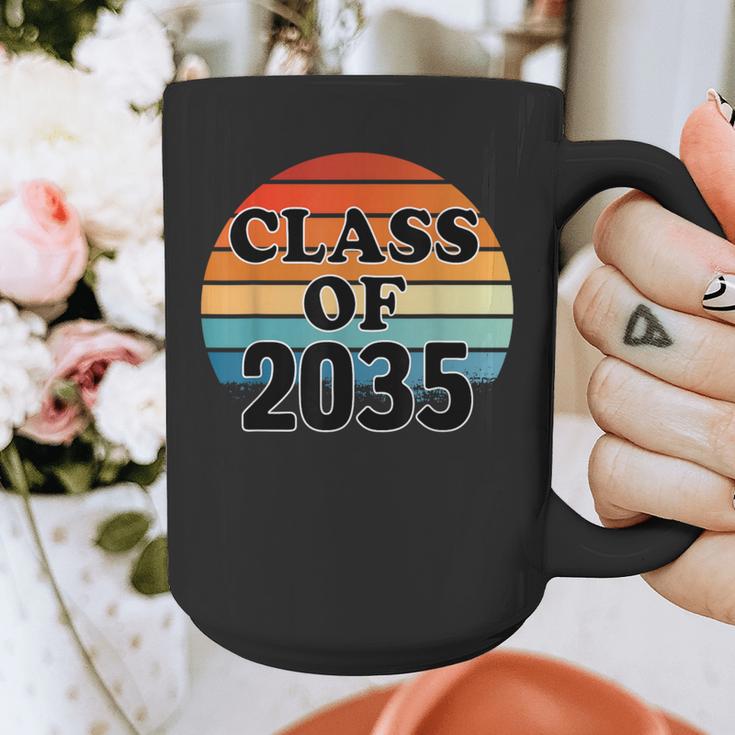 Class Of 2035 Senior Graduate Retro Graduation Graphic Print Coffee Mug