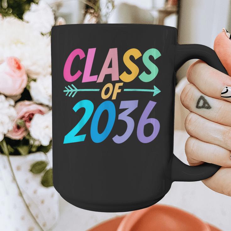 Class Of 2036 First Day Kindergarten Grow With Me Graduation Graphic Print Coffee Mug
