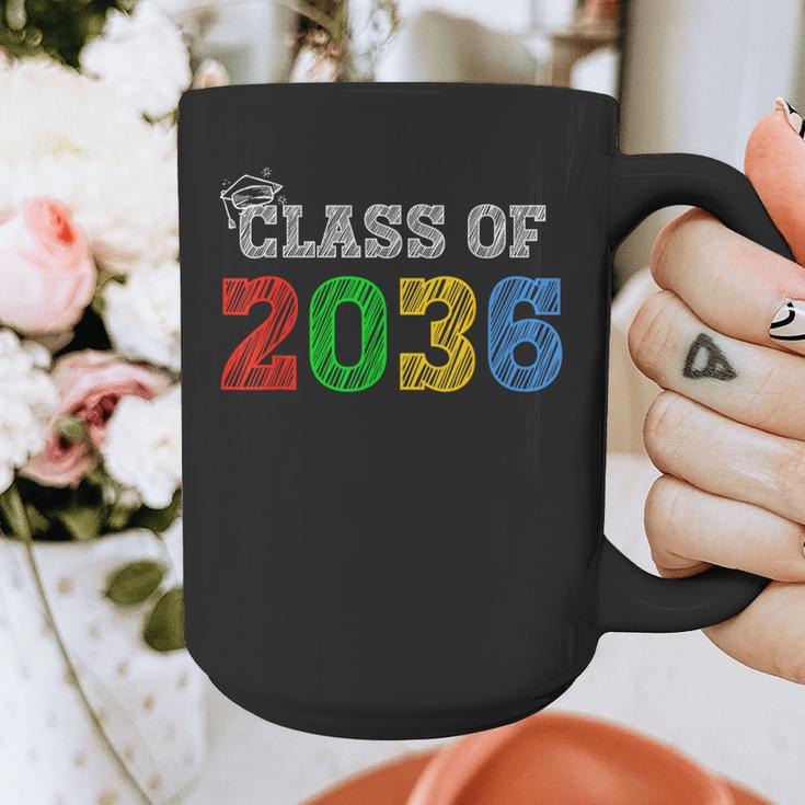 Class Of 2036 Grow With Me Graduation First Day Of School Graphic Print Coffee Mug