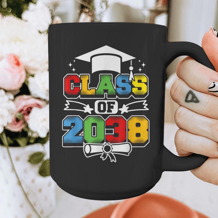 Class Of 2038 First Day Of School & Graduation 2038 Graphic Print Coffee Mug