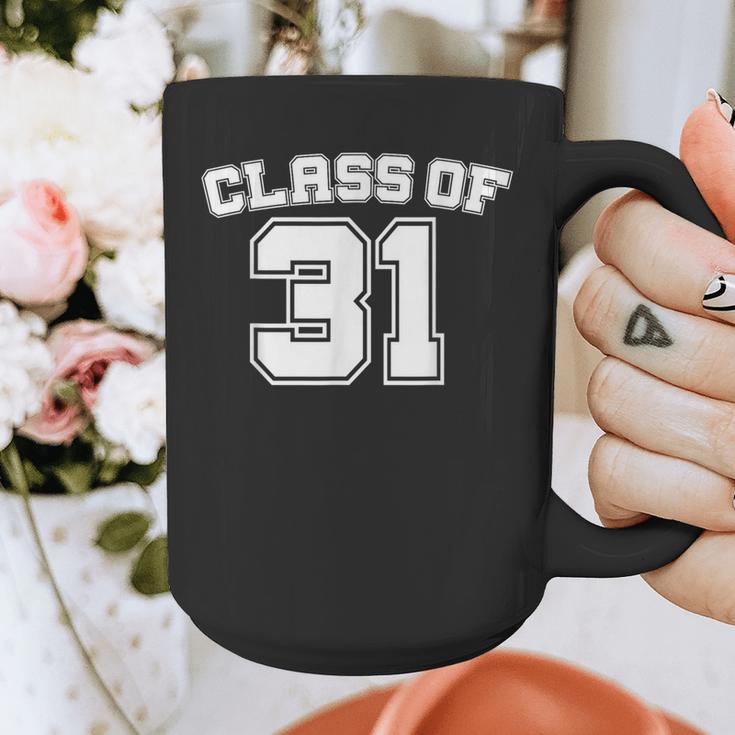 Class Of 31 2031 School Tee Shirt Graduation Class Party Graphic Print Coffee Mug