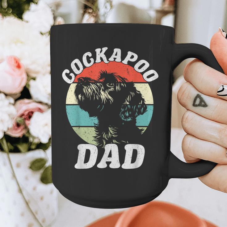 Cockapoo Dad Dog Father's Day Vintage Pet Men Women Kids Graphic Print Coffee Mug
