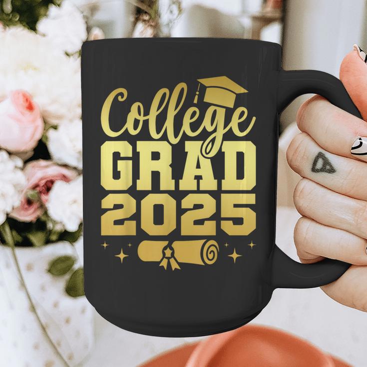 College Grad Class Of 2025 Senior Graduate Graduation Graphic Print Coffee Mug