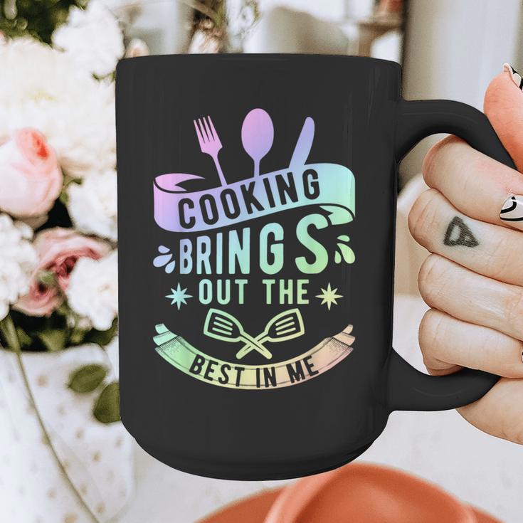Cooking Brings Out The Best In Me Crafting Flavorful Memory Graphic Print Coffee Mug Cooking Brings Out The Best In Me Crafting Flavorful Memory Graphic Print Coffee Mug
