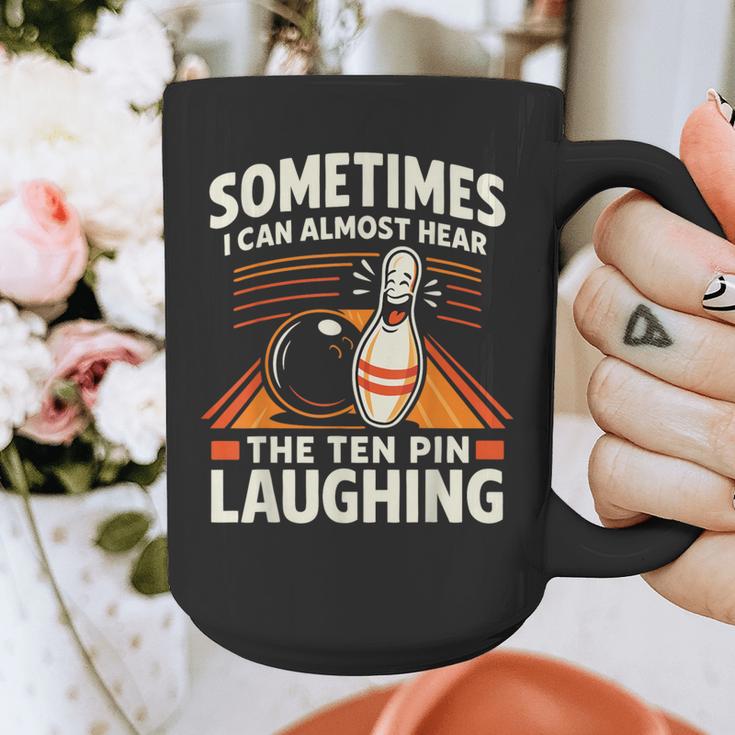 Cool Bowling Men Dad Bowler Fun Crazy Best Bowling Graphic Print Coffee Mug