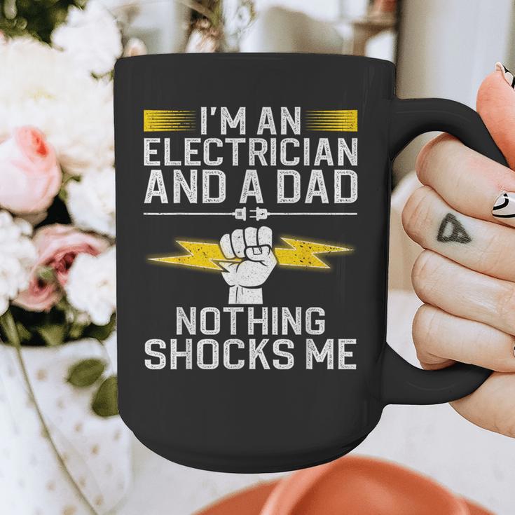 Cool Electrician For Men Dad Professional Electrician Graphic Print Coffee Mug