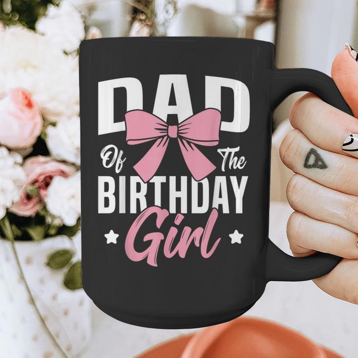 Coquette Pink Bow Men Dad Of The Birthday Girl Graphic Print Coffee Mug Coquette Pink Bow Men Dad Of The Birthday Girl Graphic Print Coffee Mug