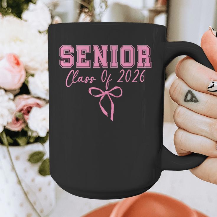 Coquette Senior 2026 Class Of 2026 Pink Bow Graduation 2026 Graphic Print Coffee Mug