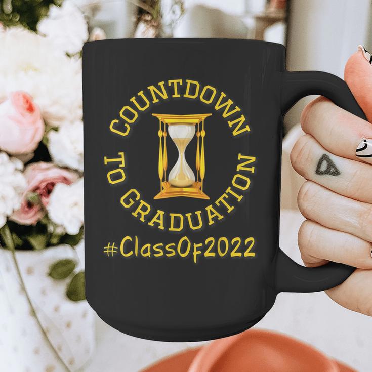 Countdown To Graduation Hourglass Senior Class Of 2022 Graphic Print Coffee Mug