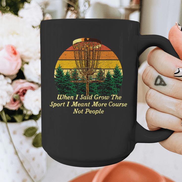 More Course Not People Disc Golf Introvert Golfer Antisocial Graphic Print Coffee Mug