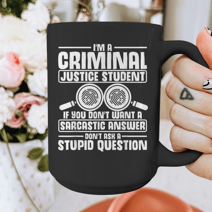 Criminal Justice Degree Graduation Criminal Justice Student Graphic Print Coffee Mug