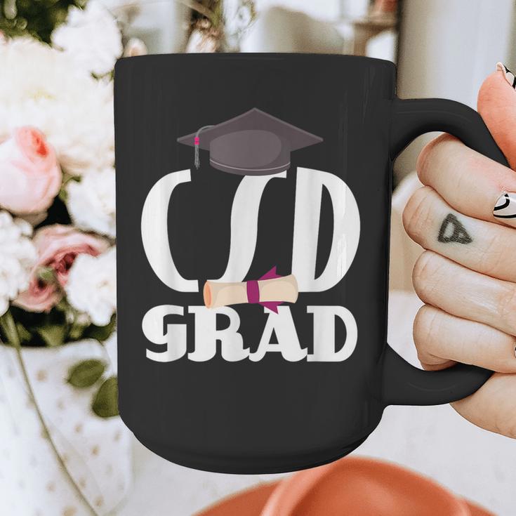 CSD Masters Graduation Men Women Son Daughter Graphic Print Coffee Mug