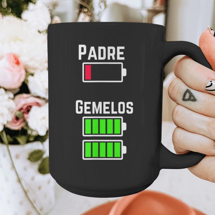 Cufflinks Battery Filled Tired Dad Low Battery Charge Graphic Print Coffee Mug