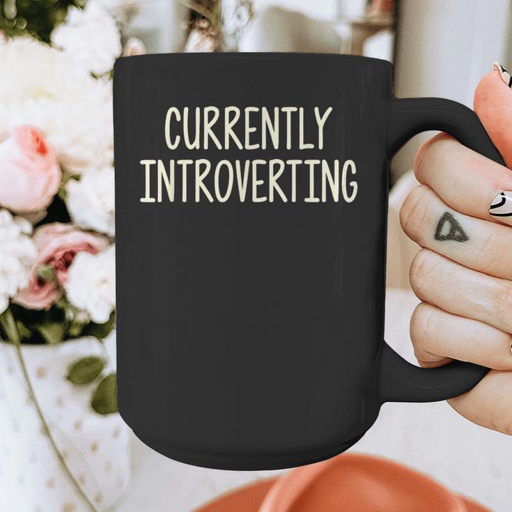Currently Introverting I Introvert Graphic Print Coffee Mug