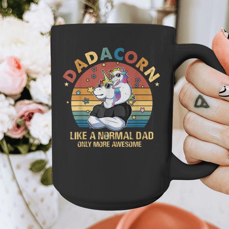 Cute Dadacorn Like A Normal Dad Only More Awesome Daddy Graphic Print Coffee Mug
