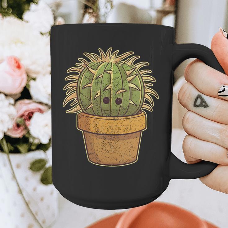 Cute Golden Barrel Cactus Introvert Distressed Graphic Print Coffee Mug Cute Golden Barrel Cactus Introvert Distressed Graphic Print Coffee Mug