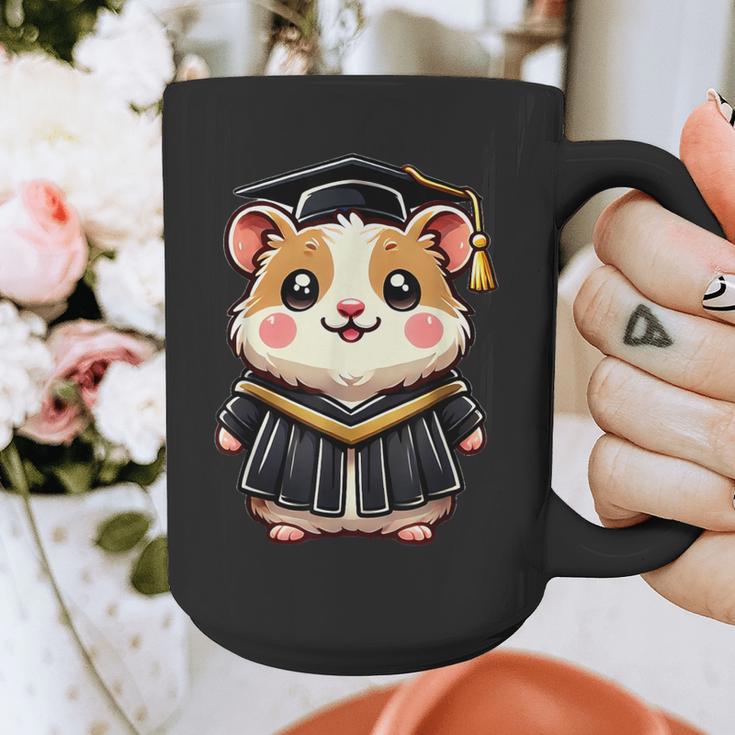 Cute Hamster Graduation Graphic Print Coffee Mug